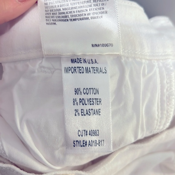 AGolde White Skinny Jeans, Size 27 - Picture 6 of 6